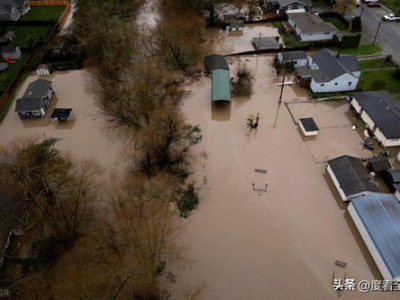 美国华盛顿州遭遇历史性洪水：全州告急，家园受损