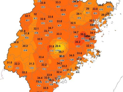 福建周末气温或超30℃
